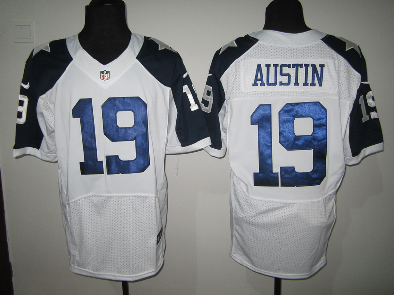 Dallas Cowboys 19 Austin White Thankgivings Nike Elite Jersey